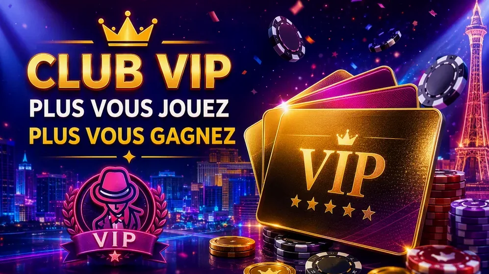 Cartes VIP dorées empilées en éventail